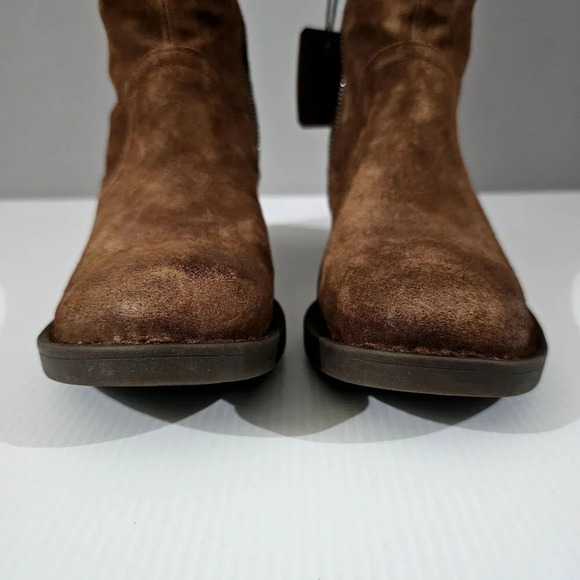 NEW Born Borman Over The Knee Boot Womens 7 Copper Suede Tall Round Toe Fall - Picture 7 of 15